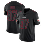 Choea SF.49ers #97 Nick Bosa Player Black Impact Limited Home Game Stitched Jerseys