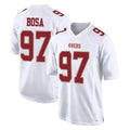 Choea SF.49ers #97 Nick Bosa Player White Fashion Home Game Stitched Jerseys