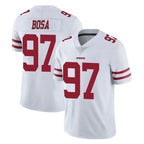 Choea SF.49ers #97 Nick Bosa Player White Limited Vapor Untouchable Home Game Stitched Jerseys