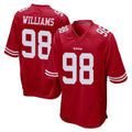 Choea SF.49ers #98 Mykel Williams Player Red Home Game Stitched Jerseys