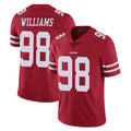 Choea SF.49ers #98 Mykel Williams Player Red Limited Vapor Untouchable Home Game Stitched Jerseys