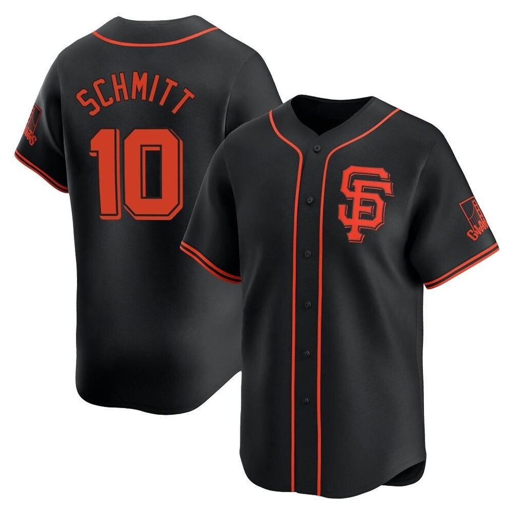 Choea SF.Giants #10 Casey Schmitt Player  Black 2026 Home Limited Stitched Jerseys