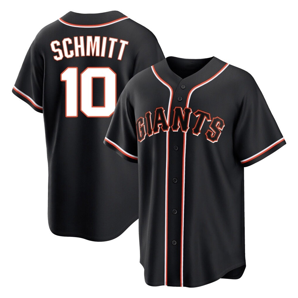Choea SF.Giants #10 Casey Schmitt Player Black Fashion Out Home Limited Stitched Jerseys