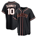 Choea SF.Giants #10 Casey Schmitt Player Black Fashion Out Home Limited Stitched Jerseys