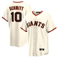 Choea SF.Giants #10 Casey Schmitt Player Cream Home Game Stitched Jerseys