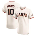 Choea SF.Giants #10 Casey Schmitt Player Cream Home Limited Elite Stitched Jerseys