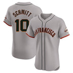 Choea SF.Giants #10 Casey Schmitt Player Gray Home Limited Elite Stitched Jerseys