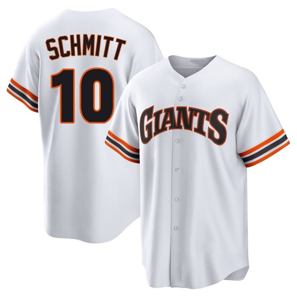 Choea SF.Giants #10 Casey Schmitt Player White Home Game Stitched Jerseys