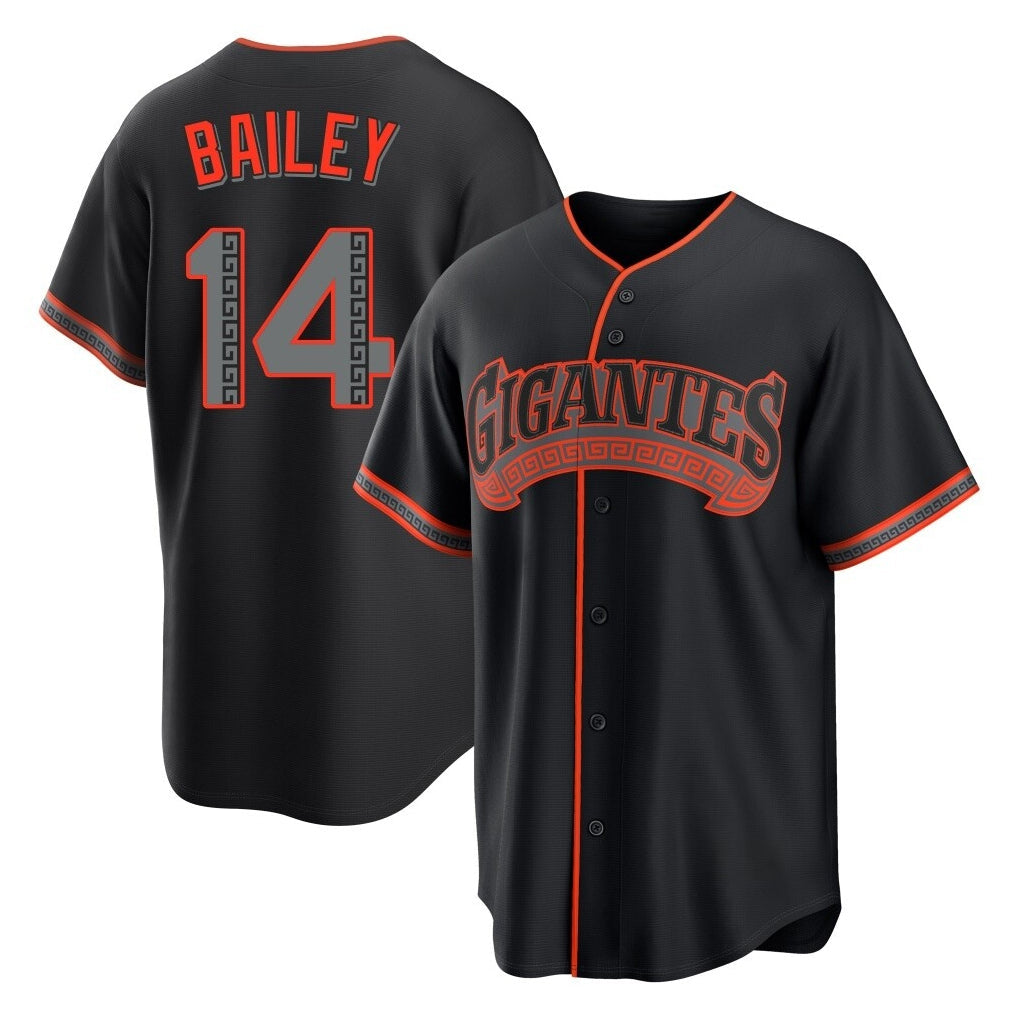 Choea SF.Giants #14 Patrick Bailey Player Black Alternate Limited Stitched Jerseys