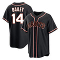 Choea SF.Giants #14 Patrick Bailey Player Black Fashion Out Home Limited Stitched Jerseys