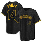 Choea SF.Giants #14 Patrick Bailey Player Black Snake Skin City Limited Stitched Jerseys