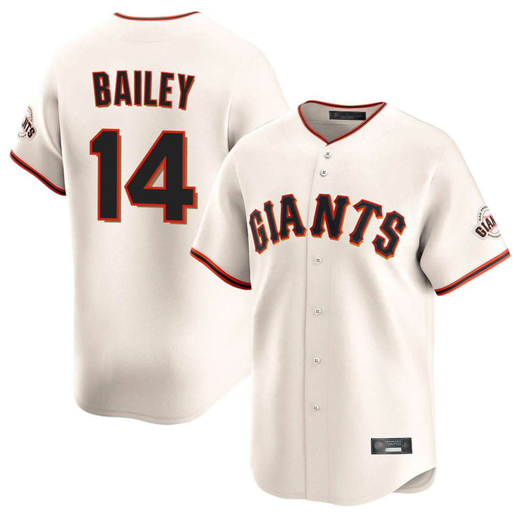 Choea SF.Giants #14 Patrick Bailey Player Cream Home Limited Stitched Jerseys