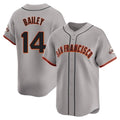 Choea SF.Giants #14 Patrick Bailey Player Gray Home Limited Stitched Jerseys