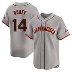 Choea SF.Giants #14 Patrick Bailey Player Gray Home Limited Stitched Jerseys