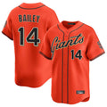 Choea SF.Giants #14 Patrick Bailey Player Orange Home Limited Stitched Jerseys