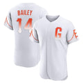 Choea SF.Giants #14 Patrick Bailey Player White City Connect Home Limited Elite Stitched Jerseys
