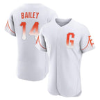Choea SF.Giants #14 Patrick Bailey Player White City Connect Home Limited Elite Stitched Jerseys