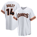 Choea SF.Giants #14 Patrick Bailey Player White Home Game Stitched Jerseys
