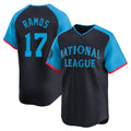 Choea SF.Giants #17 Heliot Ramos Player Navy National League All-Star Home Limited Stitched Jerseys