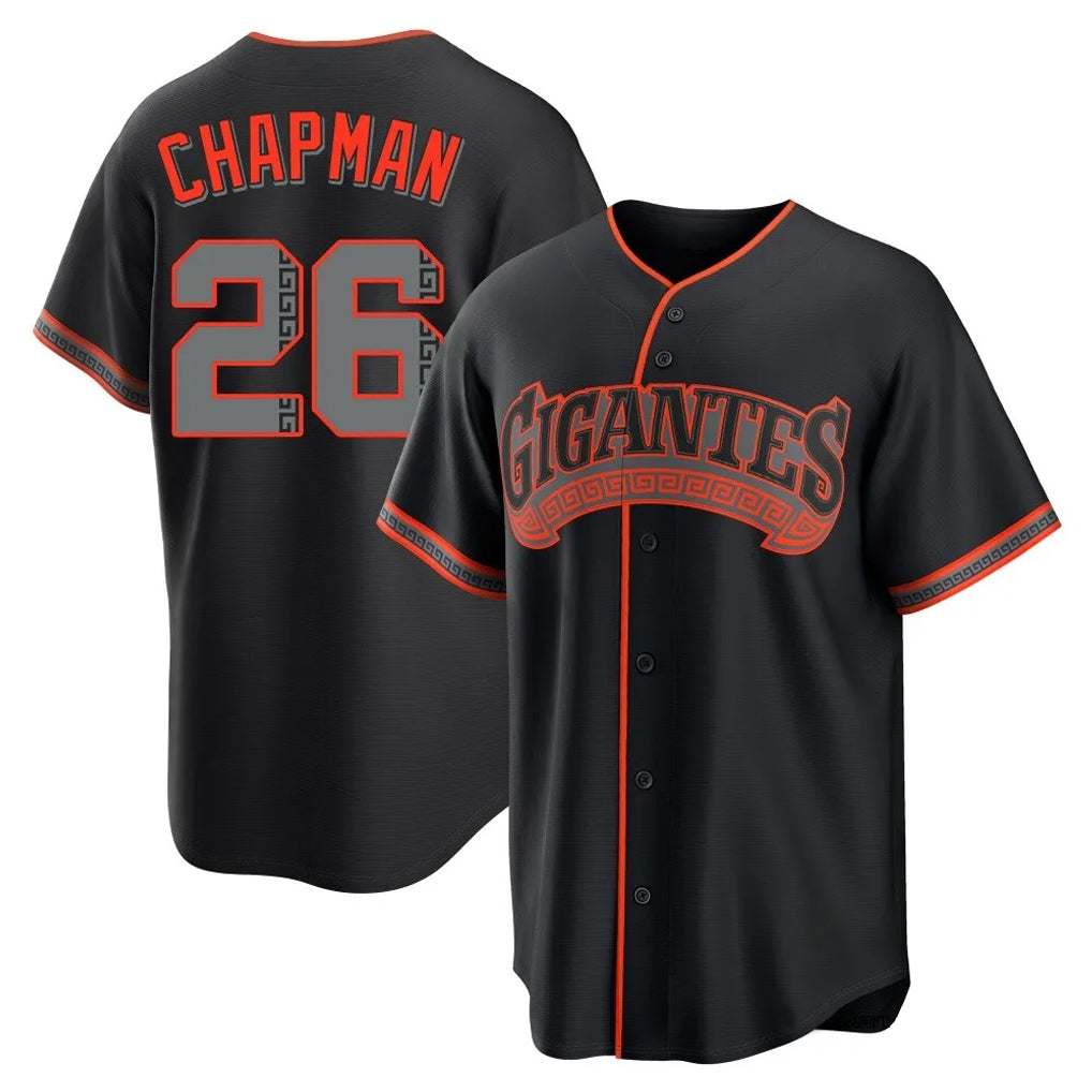 Choea SF.Giants #26 Matt Chapman Player Black Alternate Limited Stitched Jerseys