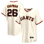 Choea SF.Giants #26 Matt Chapman Player Cream Home Game Stitched Jerseys