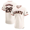 Choea SF.Giants #26 Matt Chapman Player Cream Home Limited Elite Stitched Jerseys