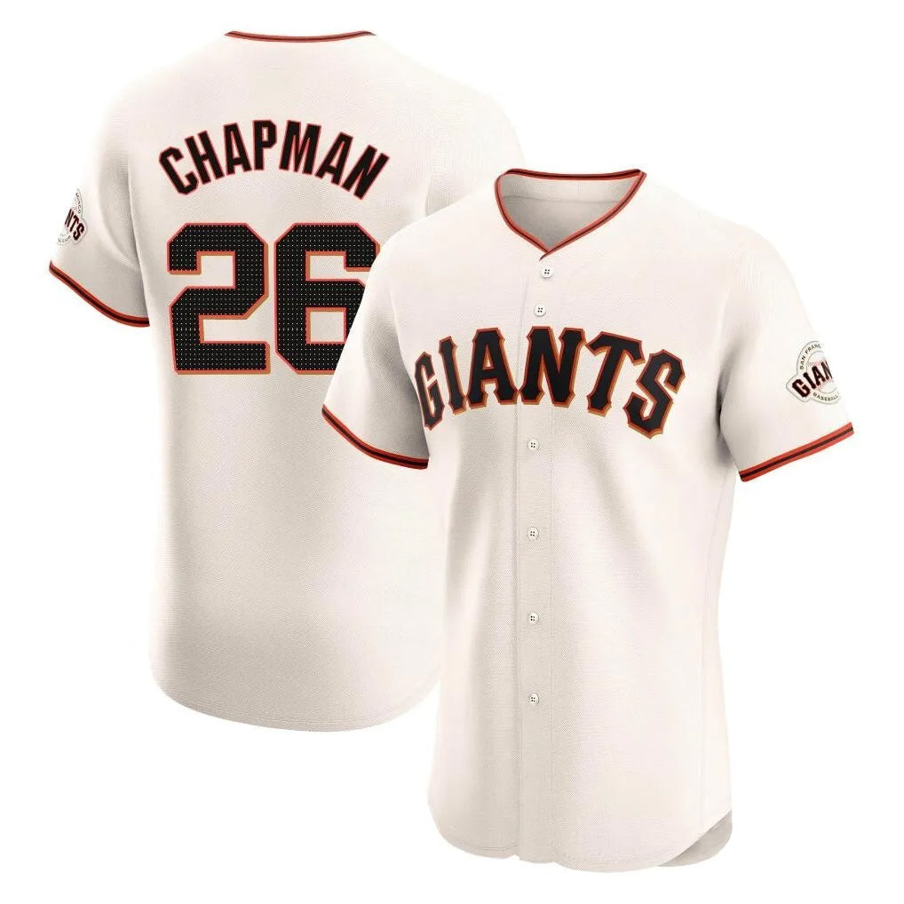 Choea SF.Giants #26 Matt Chapman Player Cream Home Limited Elite Stitched Jerseys