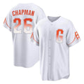 Choea SF.Giants #26 Matt Chapman Player White City Connect Home Game Stitched Jerseys