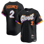 Choea SF.Giants #2 Willy Adames Player Black 2025 City Connect Home Limited Stitched Jerseys