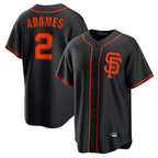 Choea SF.Giants #2 Willy Adames Player  Black 2026 Home Game Stitched Jerseys