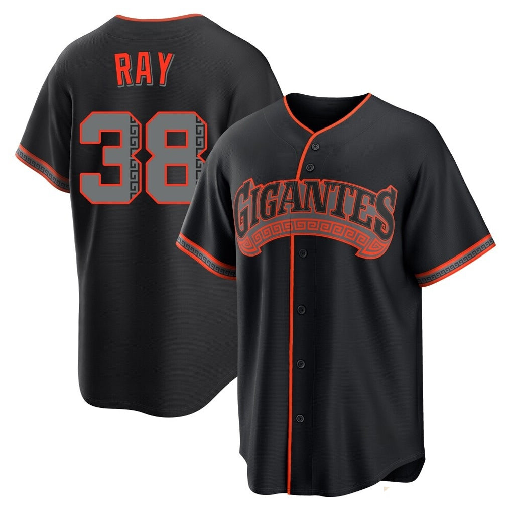 Choea SF.Giants #38 Robbie Ray Player Black Alternate Limited Stitched Jerseys