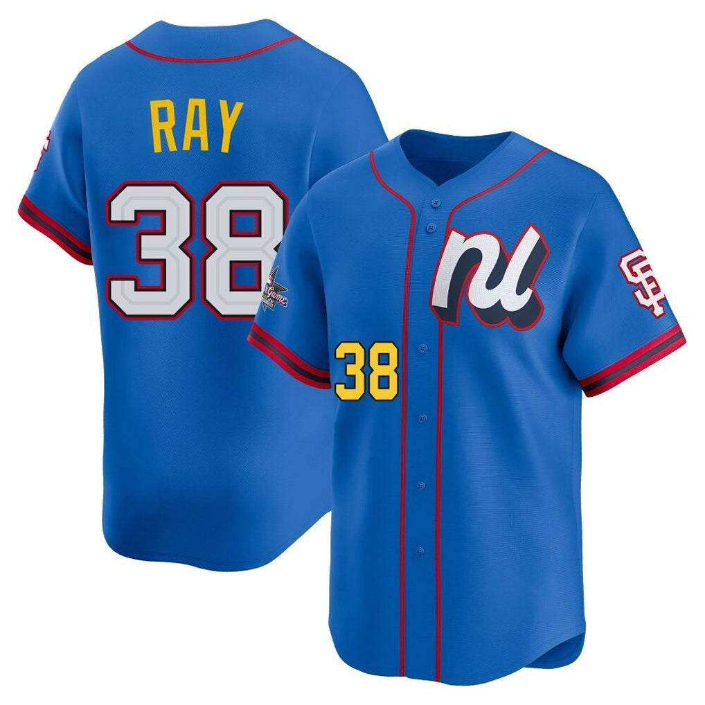 Choea SF.Giants #38 Robbie Ray Player Blue National League All-Star Edition Limited Stitched Jerseys