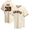 Choea SF.Giants #38 Robbie Ray Player Cream Home Game Stitched Jerseys