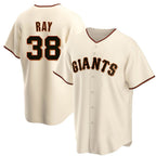 Choea SF.Giants #38 Robbie Ray Player Cream Home Game Stitched Jerseys