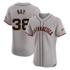 Choea SF.Giants #38 Robbie Ray Player Gray Home Limited Elite Stitched Jerseys