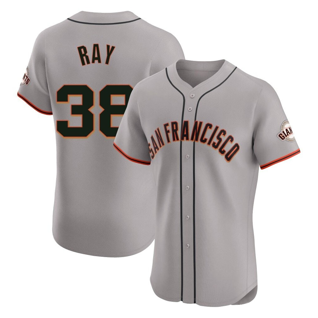 Choea SF.Giants #38 Robbie Ray Player Gray Home Limited Elite Stitched Jerseys