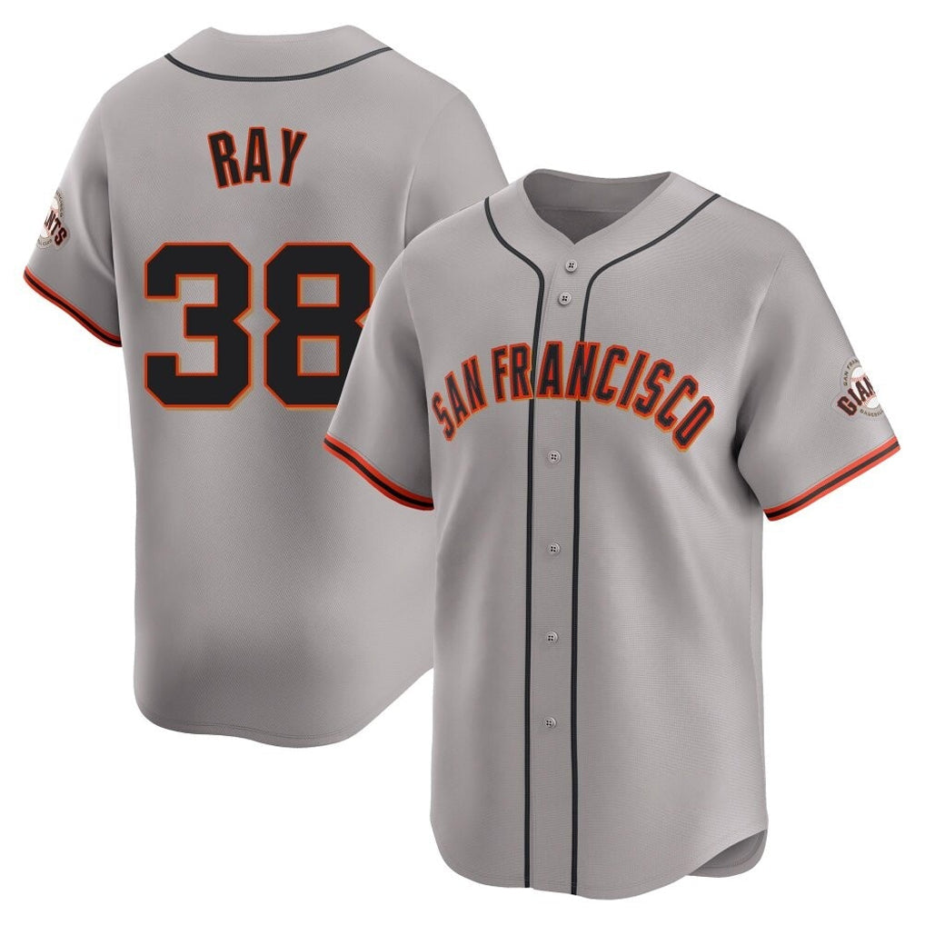Choea SF.Giants #38 Robbie Ray Player Gray Home Limited Stitched Jerseys