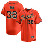 Choea SF.Giants #38 Robbie Ray Player Orange Home Limited Stitched Jerseys