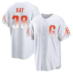 Choea SF.Giants #38 Robbie Ray Player White City Connect Home Game Stitched Jerseys