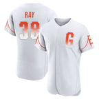 Choea SF.Giants #38 Robbie Ray Player White City Connect Home Limited Elite Stitched Jerseys