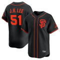 Choea SF.Giants #51 Jung Hoo Lee Player Black 2026 Home Limited Stitched Jerseys