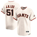 Choea SF.Giants #51 Jung Hoo Lee Player Cream Home Limited Stitched Jerseys