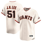 Choea SF.Giants #51 Jung Hoo Lee Player Cream Home Limited Stitched Jerseys