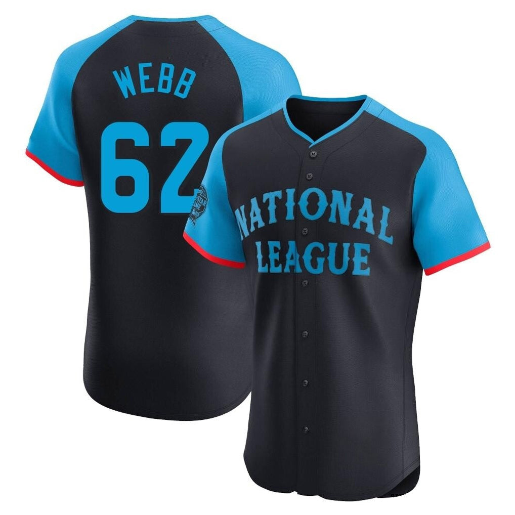 Choea SF.Giants #62 Logan Webb Player Navy National League All-Star Home Limited Elite Stitched Jerseys