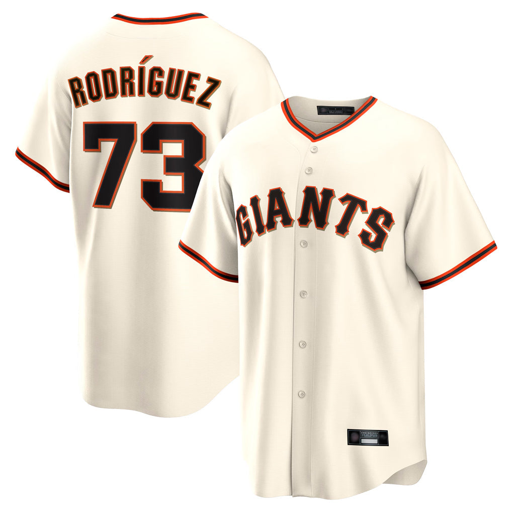 Choea SF.Giants #73 Randy Rodriguez Player Cream Home Game Stitched Jerseys