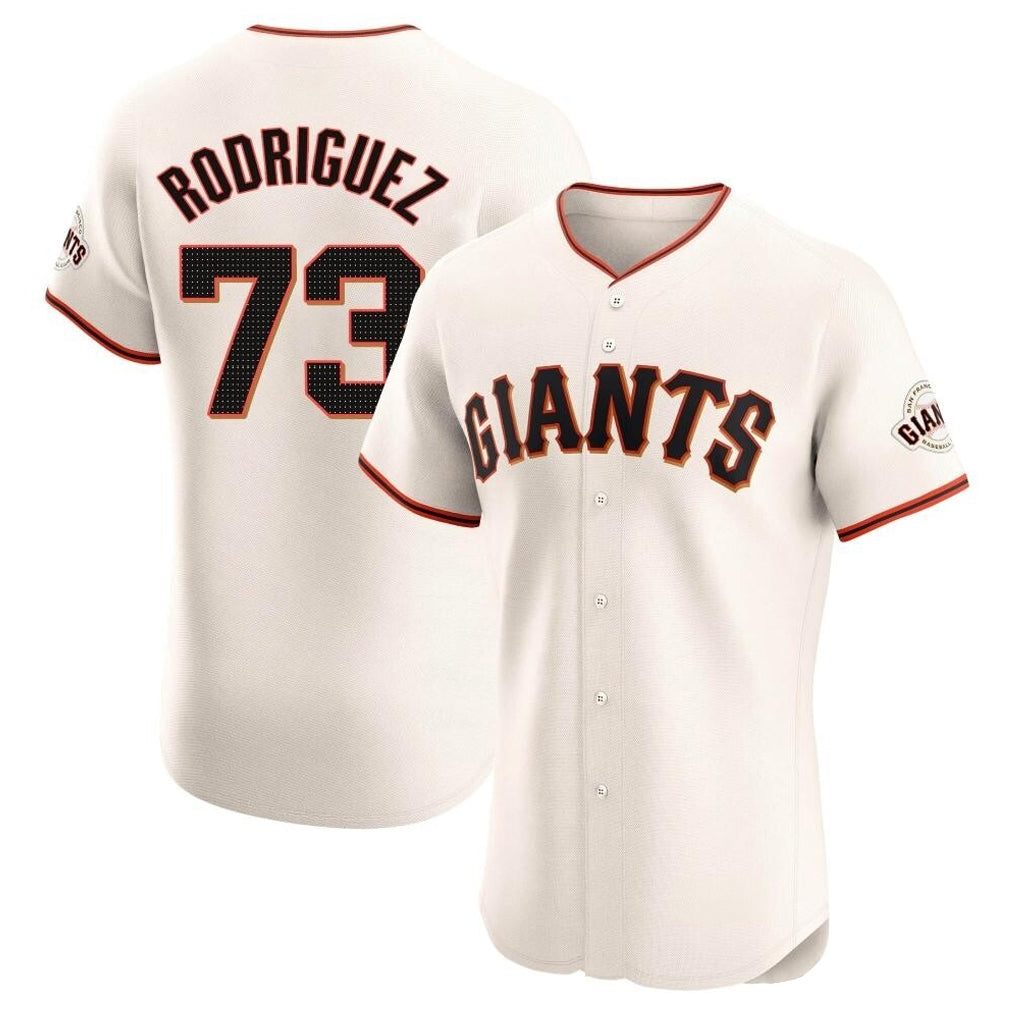 Choea SF.Giants #73 Randy Rodriguez Player Cream Home Limited Elite Stitched Jerseys
