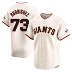 Choea SF.Giants #73 Randy Rodriguez Player Cream Home Limited Stitched Jerseys