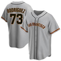 Choea SF.Giants #73 Randy Rodriguez Player Gray Home Game Stitched Jerseys