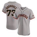 Choea SF.Giants #73 Randy Rodriguez Player Gray Home Limited Elite Stitched Jerseys