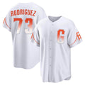 Choea SF.Giants #73 Randy Rodriguez Player White City Connect Home Game Stitched Jerseys